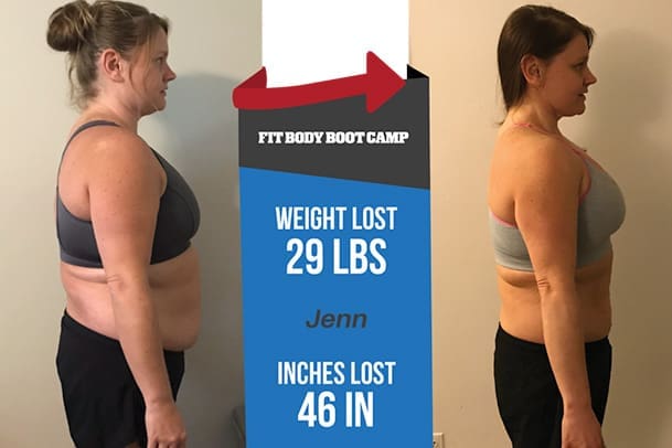 Fitness Before and After - Jenn