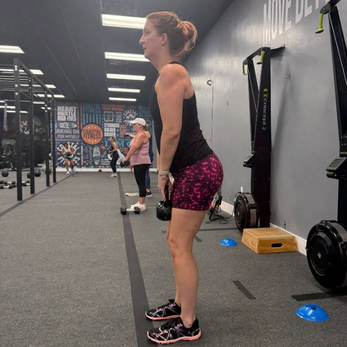 A photo of a Coastal Fitness member working out