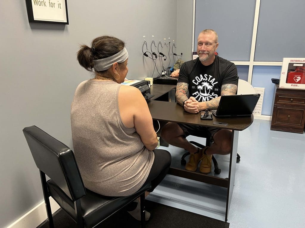 Coastal Fitness Nutritional & Goals Coaching meeting in progress